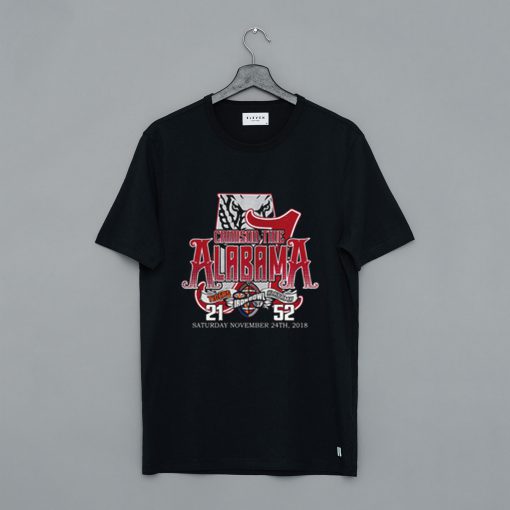 Crimson Alabama Tigers Iron Bowl Saturday November 24th 2018 T Shirt (GPMU)