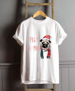 Cute Santa Pug T-Shirt FP