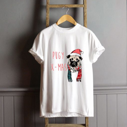 Cute Santa Pug T-Shirt FP