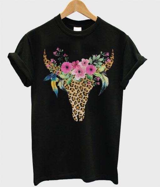 Deer Flower Style Shirts T Shirt (GPMU)