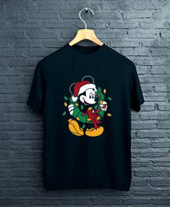 Disney Mickey Mouse Christmas Lights T-Shirt FP