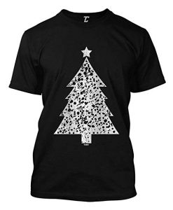 Distressed Christmas Tree - Xmas Santa Claus T-Shirt (GPMU)