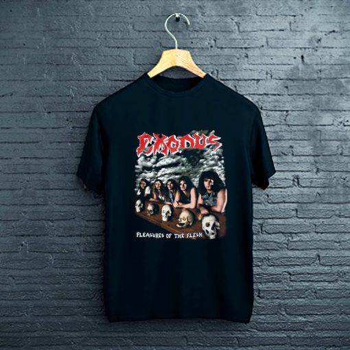 EXODUS PLEASURES OF THE FLESH BLACK T-Shirt FP