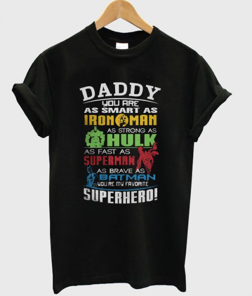 Father’s Day Super Hero Marvel T-Shirt (GPMU)
