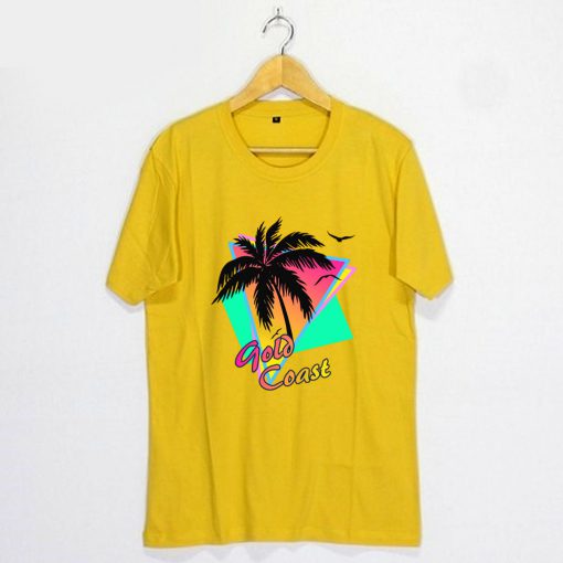 Gold Coast Cool 80s Sunset T-Shirt FP