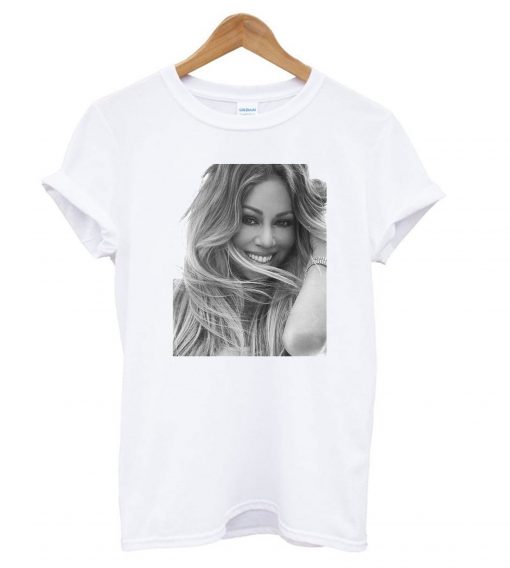 Greyscale Close Up – Mariah Carey T shirt (GPMU)