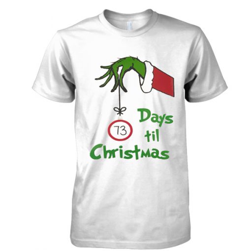 Grinch Hand Christmas Countdown T-Shirt (GPMU)