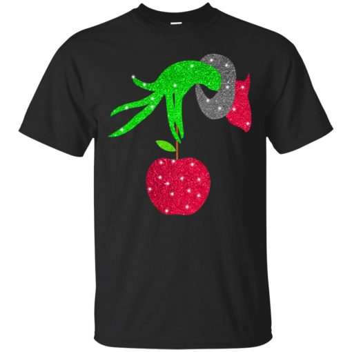 Grinch hand holding Apple T Shirt (GPMU)