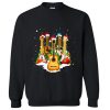 Guitar Wearing Santa Hat Christmas Sweatshirt (GPMU)