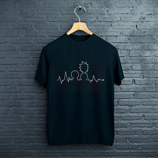 Heartbeat Rick and Morty T-Shirt FP