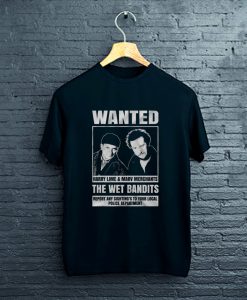 Home Alone The Wet Bandits Wanted Poster T-Shirt FP