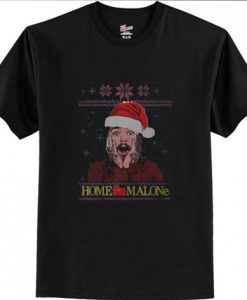 Home Malone Funny Post Malone Ugly Christmas T Shirt (GPMU)