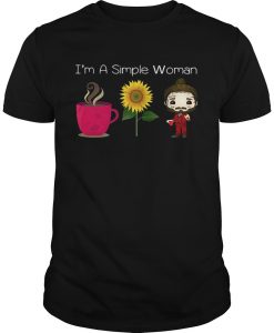 I’m a simple woman I love coffee sunflower and Post Malone t shirt (GPMU)