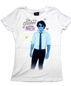 Jonas Brothers I’m Crushing on Nick Girls T Shirt (GPMU)