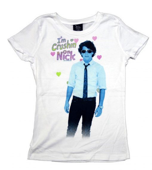 Jonas Brothers I’m Crushing on Nick Girls T Shirt (GPMU)