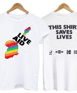 Live Aid Band Aid 1985 Music Festival T Shirt (GPMU)