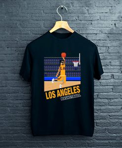 Los Angeles Basketball 8 bit pixel art cartridge T-Shirt FP