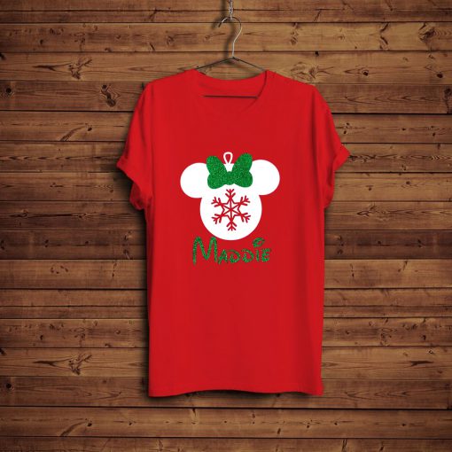 Mickey Mouse Christmas Maddie T-Shirt FP