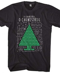 Mixtbrand Periodic Table Christmas Tree T-Shirt (GPMU)