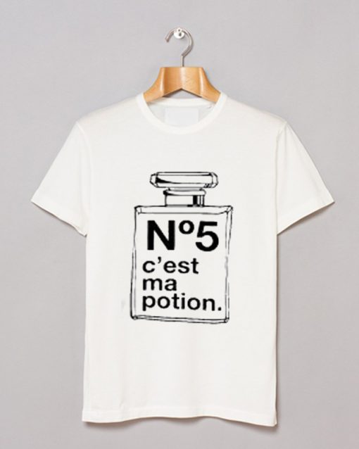 No 5 C’est Ma Potion Quote T Shirt (GPMU)