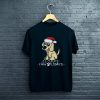 PUPPY CHRISTMAS SANTA HAT T-Shirt FP