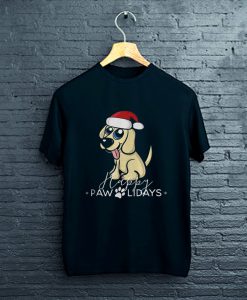 PUPPY CHRISTMAS SANTA HAT T-Shirt FP