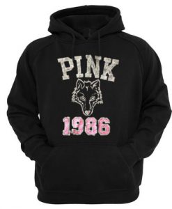 Pink 1986 Wolf Hoodie (GPMU)