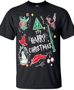 Prime Tees Adult Harry Christmas Potter T Shirt (GPMU)