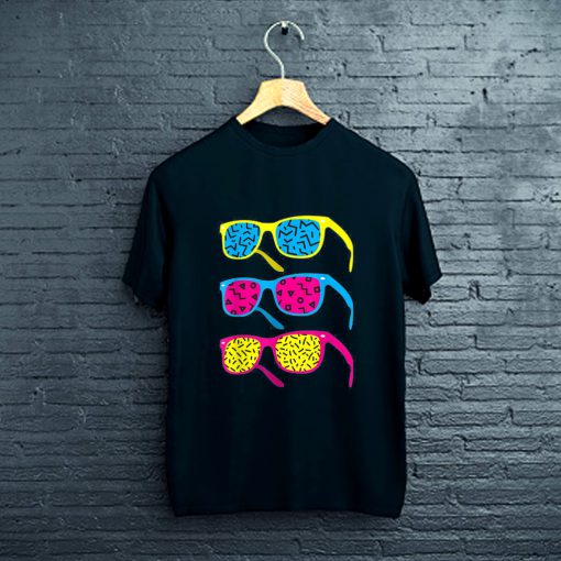 Retro Hipster 80's 1980s T-Shirt FP