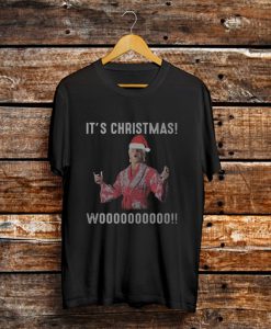 Ric Flair It's Christmas Wooo T- Shirt (GPMU)