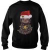 Santa Baby Sloth Christmas light ugly Sweatshirt (GPMU)