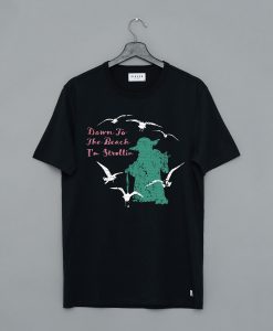 Seagulls Yoda Down To The Beach I'm Strollin T Shirt (GPMU)