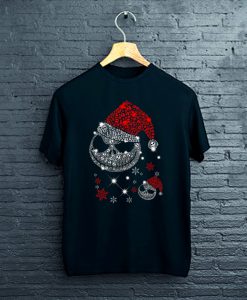 Skellington Santa Diamond Christmas T-Shirt FP