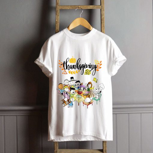 Snoopy Peanut Character Thanksgiving T-Shirt FP