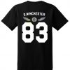 Supernatural S Winchester 83 T Shirt (GPMU)