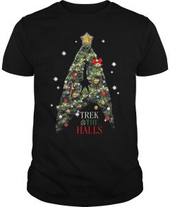 Trek The Halls Christmas Tree T Shirt (GPMU)