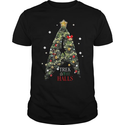 Trek The Halls Christmas Tree T Shirt (GPMU)