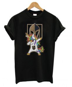 Unicorn Dabbing Vegas Golden Knights T Shirt (GPMU)