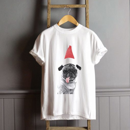 Vegan Christmas Pug T-Shirt FP