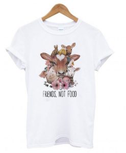 Vegan Friends not Food T shirt (GPMU)