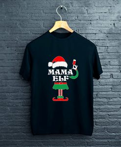 Vizor Mama Elf Christmas T-Shirt FP