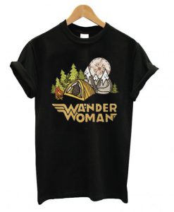 Wander Woman Camping Mountains T shirt (GPMU)