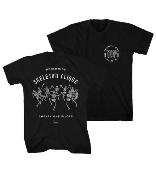 Worldwide Skeleton Clique Twenty One Pilots T shirt (GPMU)