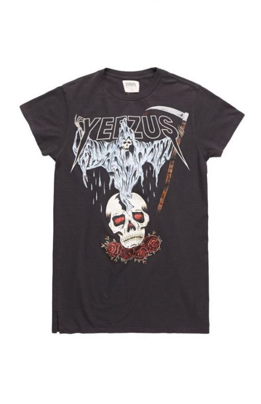 Yeezus Tour Merch Reaper Skull T Shirt (GPMU)