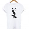 Yves Saint Laurent white gun T shirt (GPMU)
