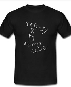 heresy booze club t shirt (GPMU)