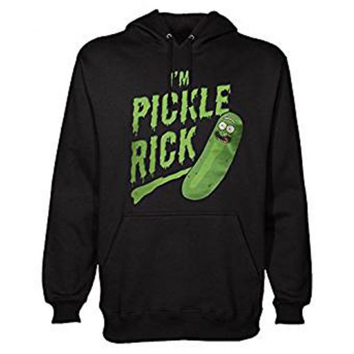 Je suis Pickle Rick avec Capuche Noir Hoodie (GPMU)