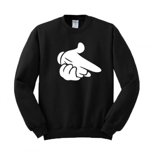 Mickey Mouse Hand Gun Sweatshirt (GPMU)