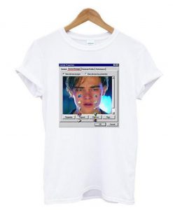 Crying Leonardo Dicaprio MS DOS T-Shirt (GPMU)