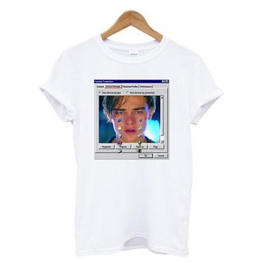 Crying Leonardo Dicaprio MS DOS T-Shirt (GPMU)